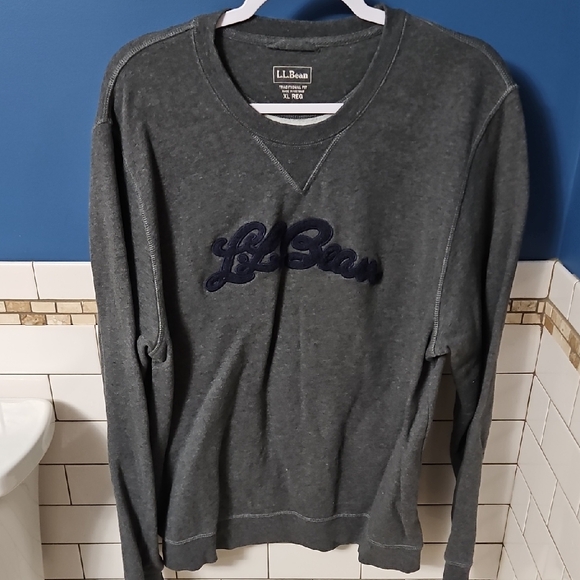 L.L. Bean Other - L.L. Bean Men's Charcoal Crewneck Sweater